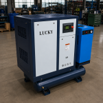 Máy nén khí trục vít tích hợp biến tần LUCKY 20A (Model: LKCP-20A)